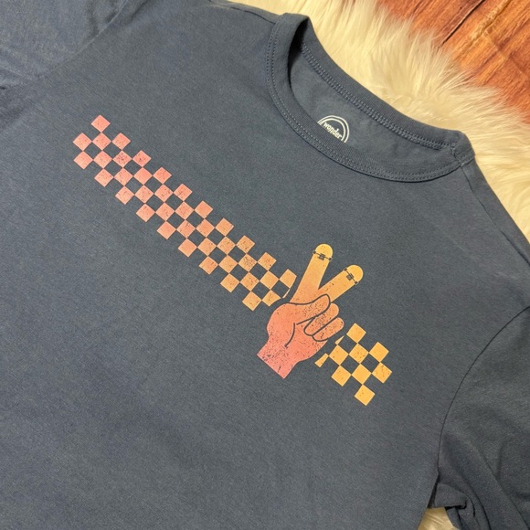 Wonder Nation Blue Graphic Short Sleeve Shirt - Boys Size Small (6-7) - Picture 9 of 13